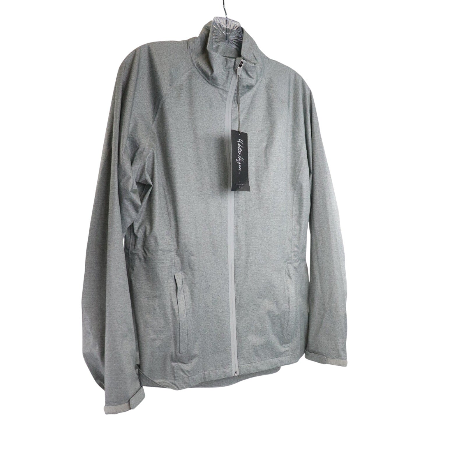 New Walter Hagen Golf Jacket Women's Small Gray P11 Rain Waterproof Windbreaker