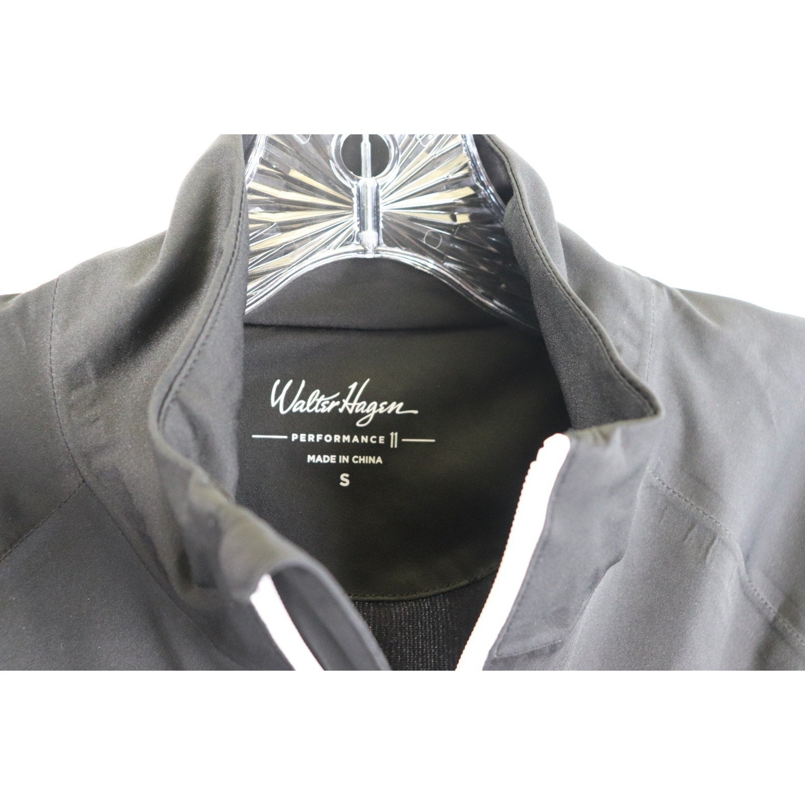 New Walter Hagen Golf Jacket Women's S Black P11 Rain Waterproof Windbreaker