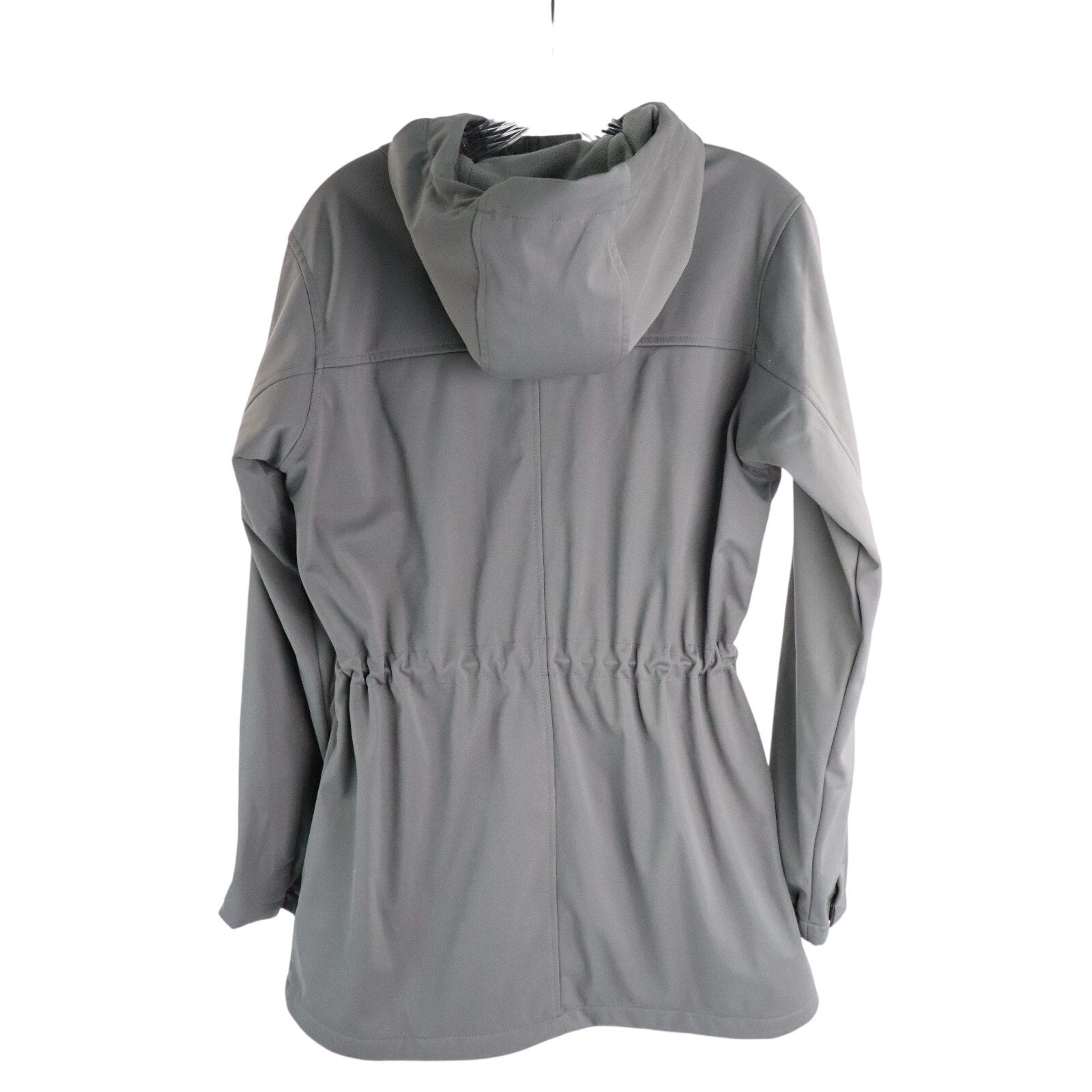 Columbia Rose Winds Softshell Hooded Jacket Women's XS Gray Full-Zip Closure NWT