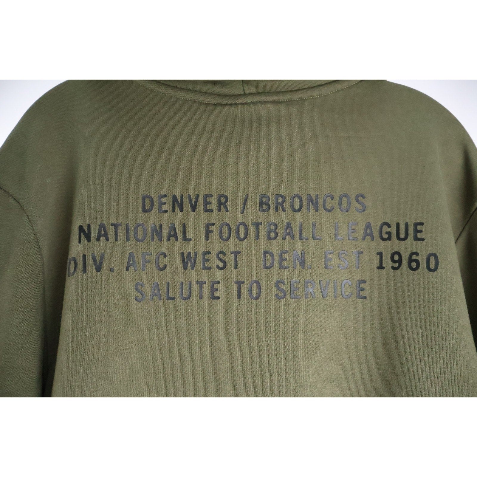 Nike Denver Broncos Salute to Service Hoodie Authentic Standard Issue XL Read