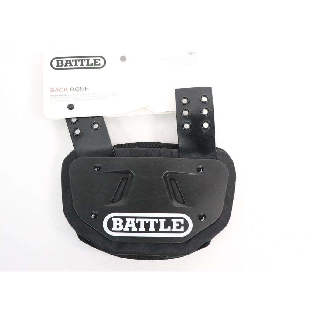Battle Youth Football Protective Back Plate Black New