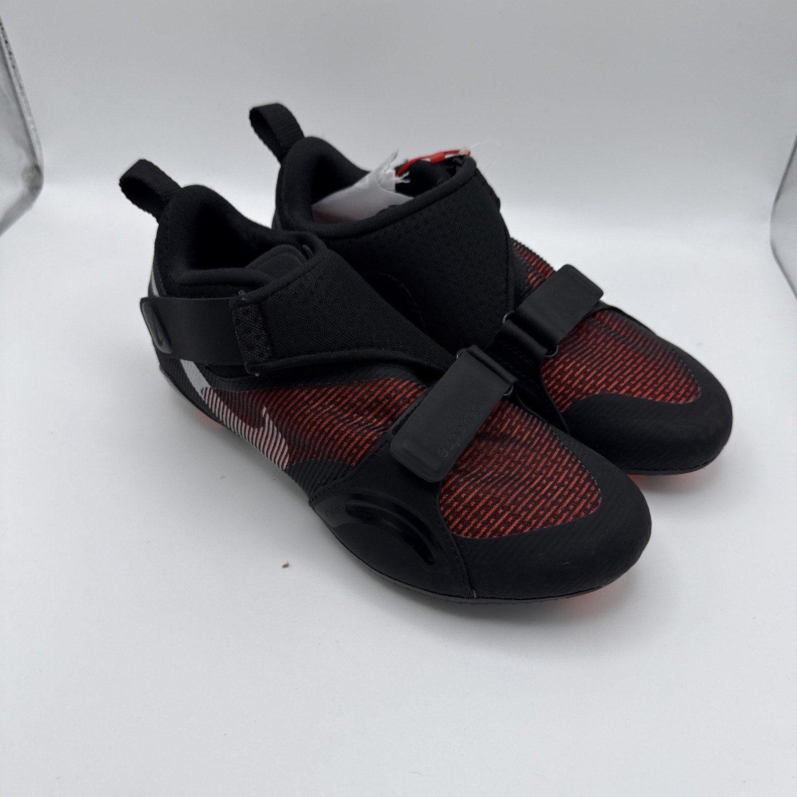Nike Men's SuperRep Cycle Indoor Cycling Shoes Black Crimson NWTB Size 7