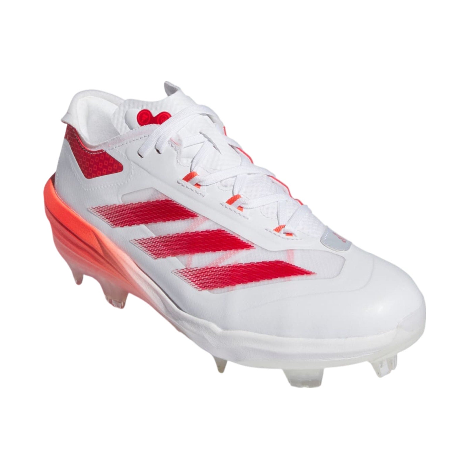 adidas Adizero Impact TPU Baseball Cleats Red White IH4729 Men's Size 17