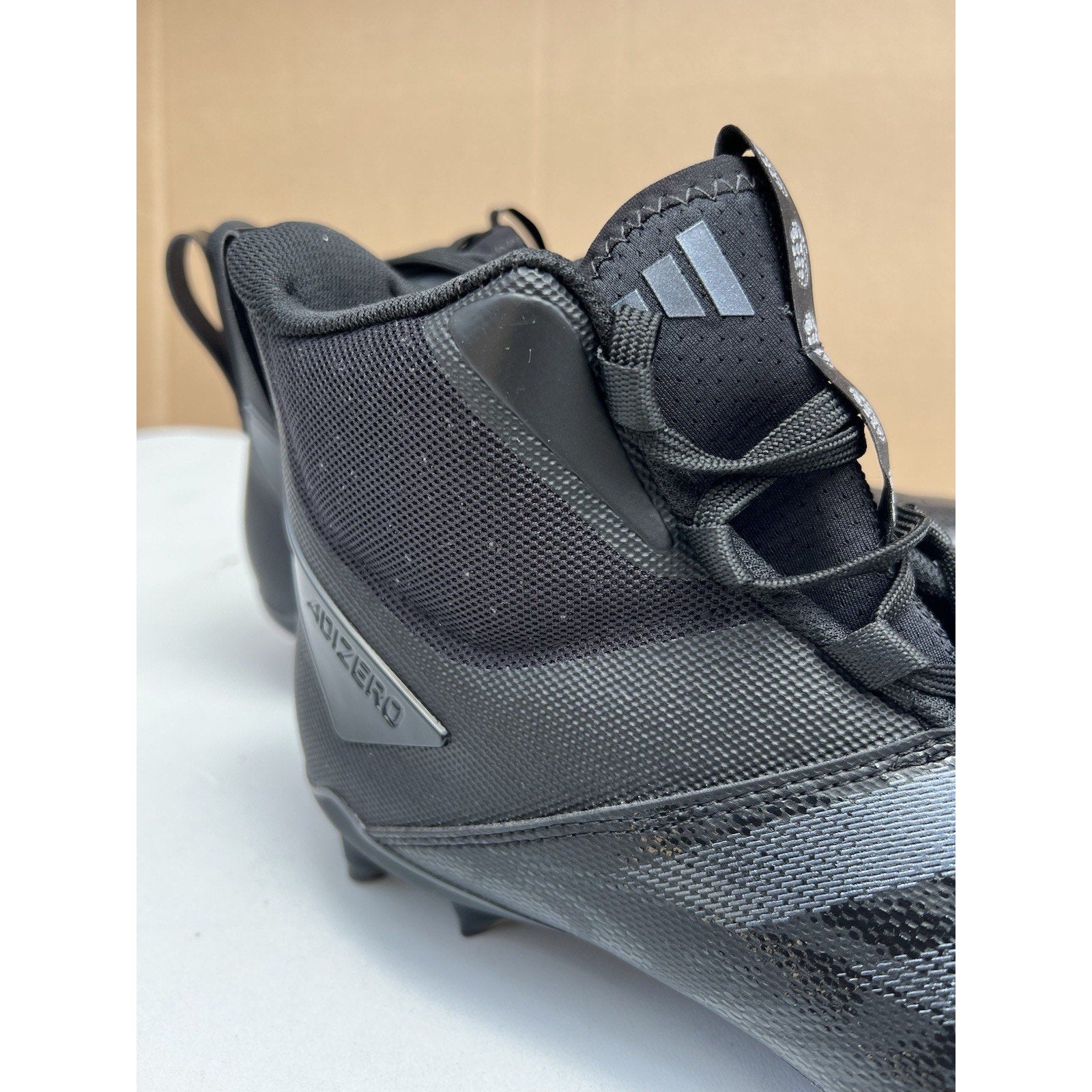 Adidas Adizero Chaos Black Lineman Cleats Mens Size 10.5 New ID9103