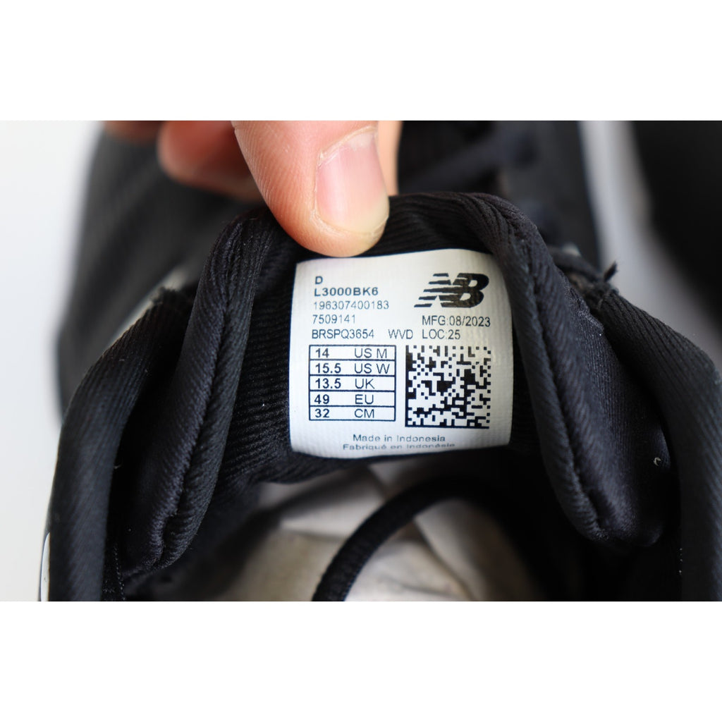 New Balance Unisex Fresh Foam X 3000 V6 Metal Baseball Shoe, Black/White, Sz M14