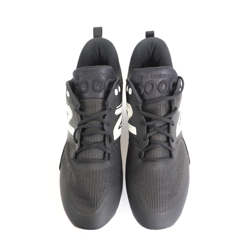 New Balance Unisex Fresh Foam X3000 V6 Molded Baseball Shoe, Black/White, Sz M16