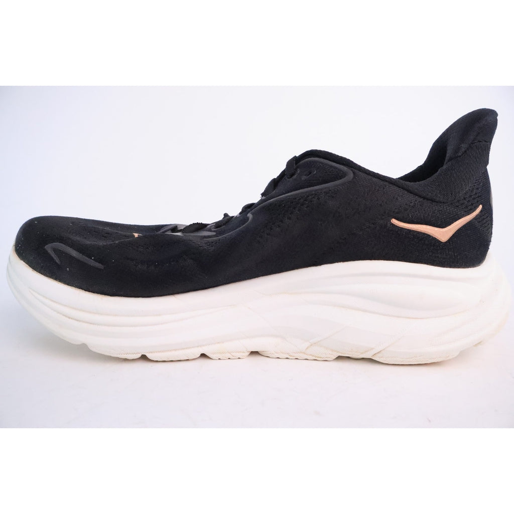 Hoka One One Clifton 10 Black Rose Gold Women's 11B 1162031 BRGL Excellent #159