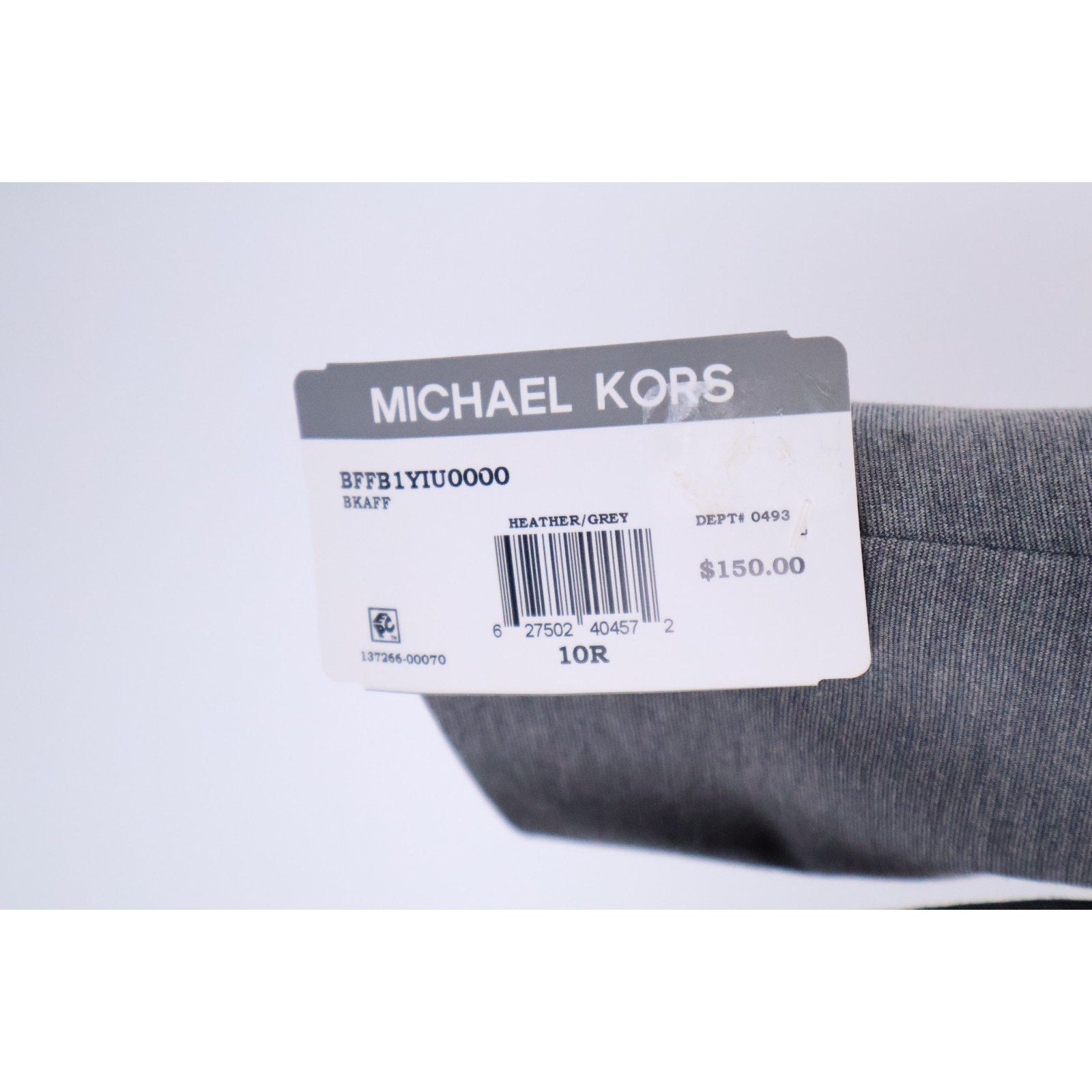Michael Kors BKAFF Youth Size 10R Gray Suit Jacket $150 NWT
