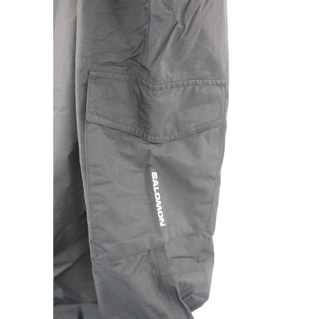 Salomon Men's Absolute Bibs Deep Black Size Regular Medium NWT