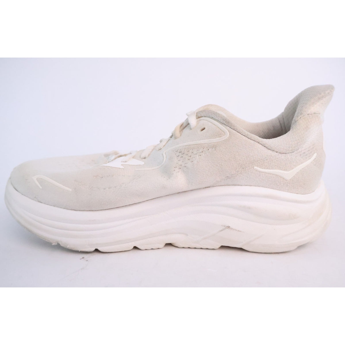 Hoka One One Clifton 10 Women's White/White Sz 7D Wide 1162050 WWH #151