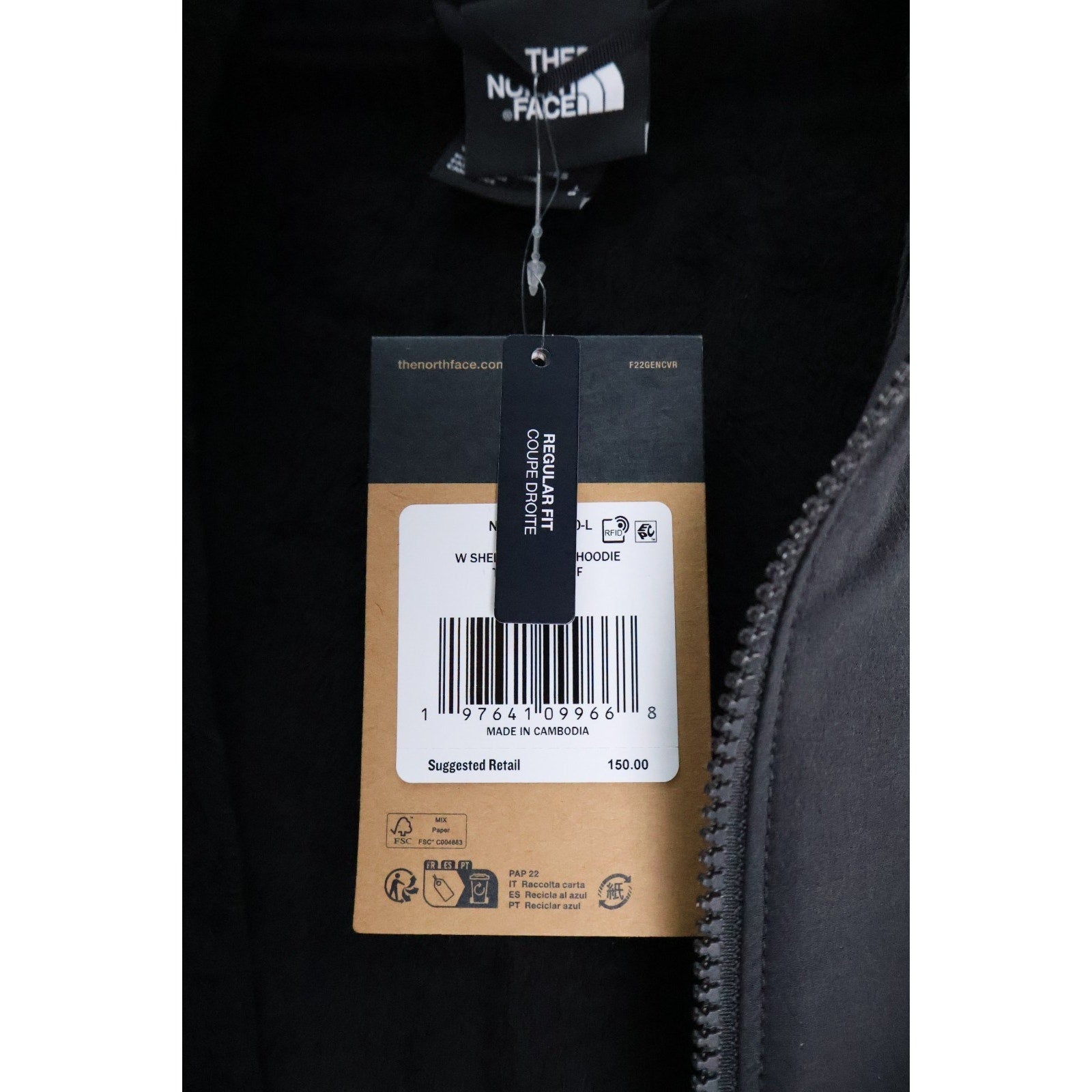 The North Face Shelbe Raschel Full Zip Women’s L NWT Sleeve Defect Read