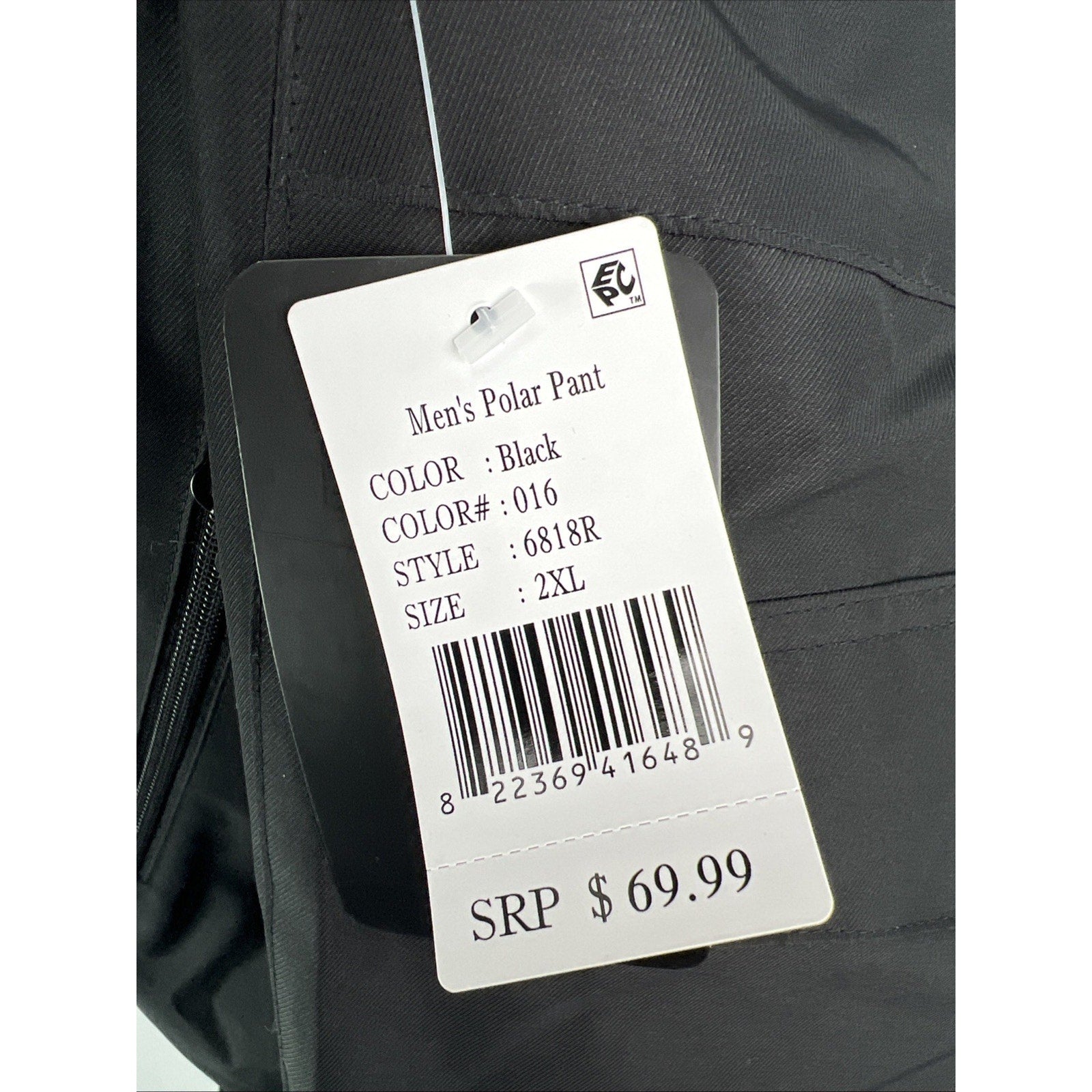 Outdoor Gear Men's Polar Snow Pants Black Insulated Waterproof Ski 2XL NWT
