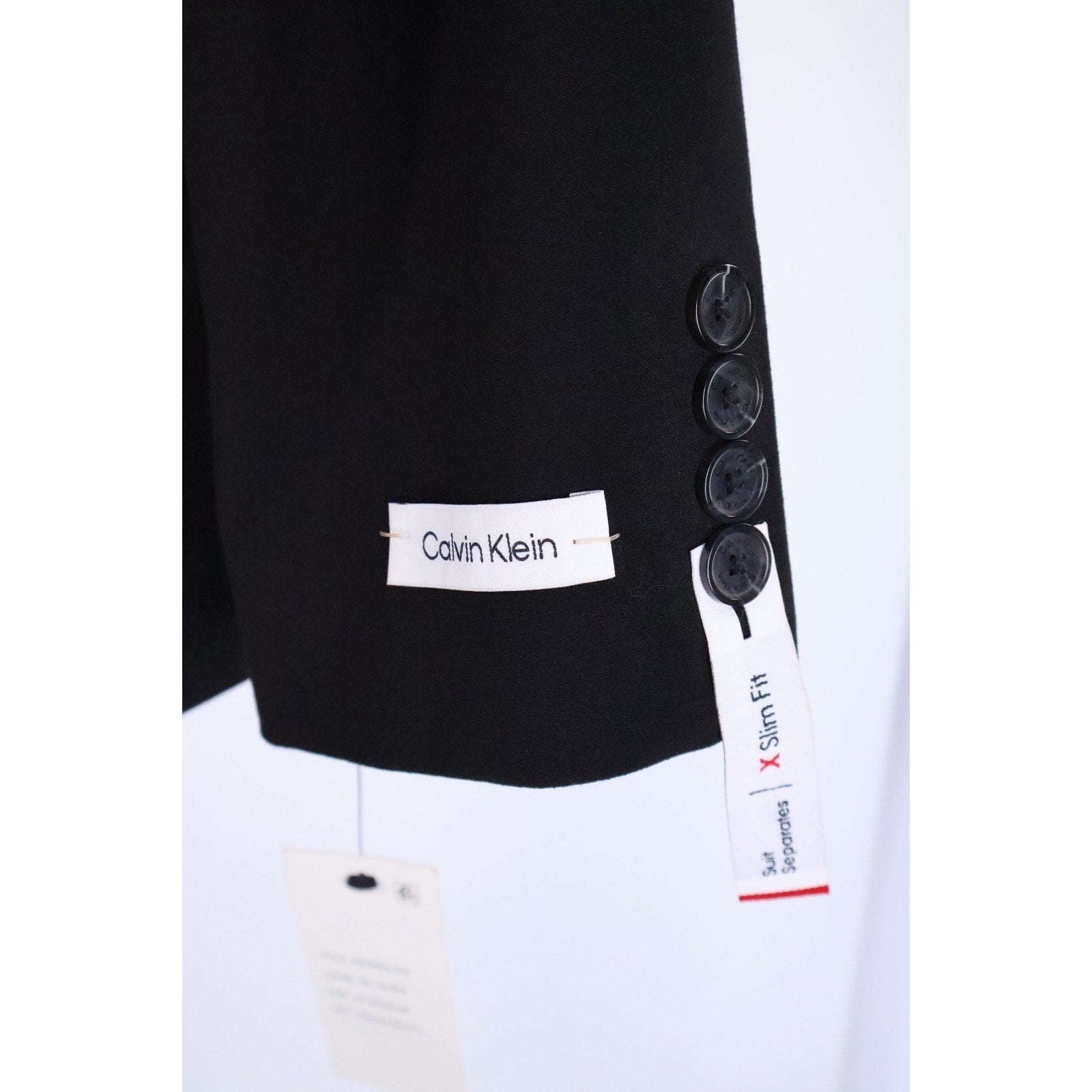 Calvin Klein Boy's Infinite Stretch Blazer - Black - Size 10 NWT