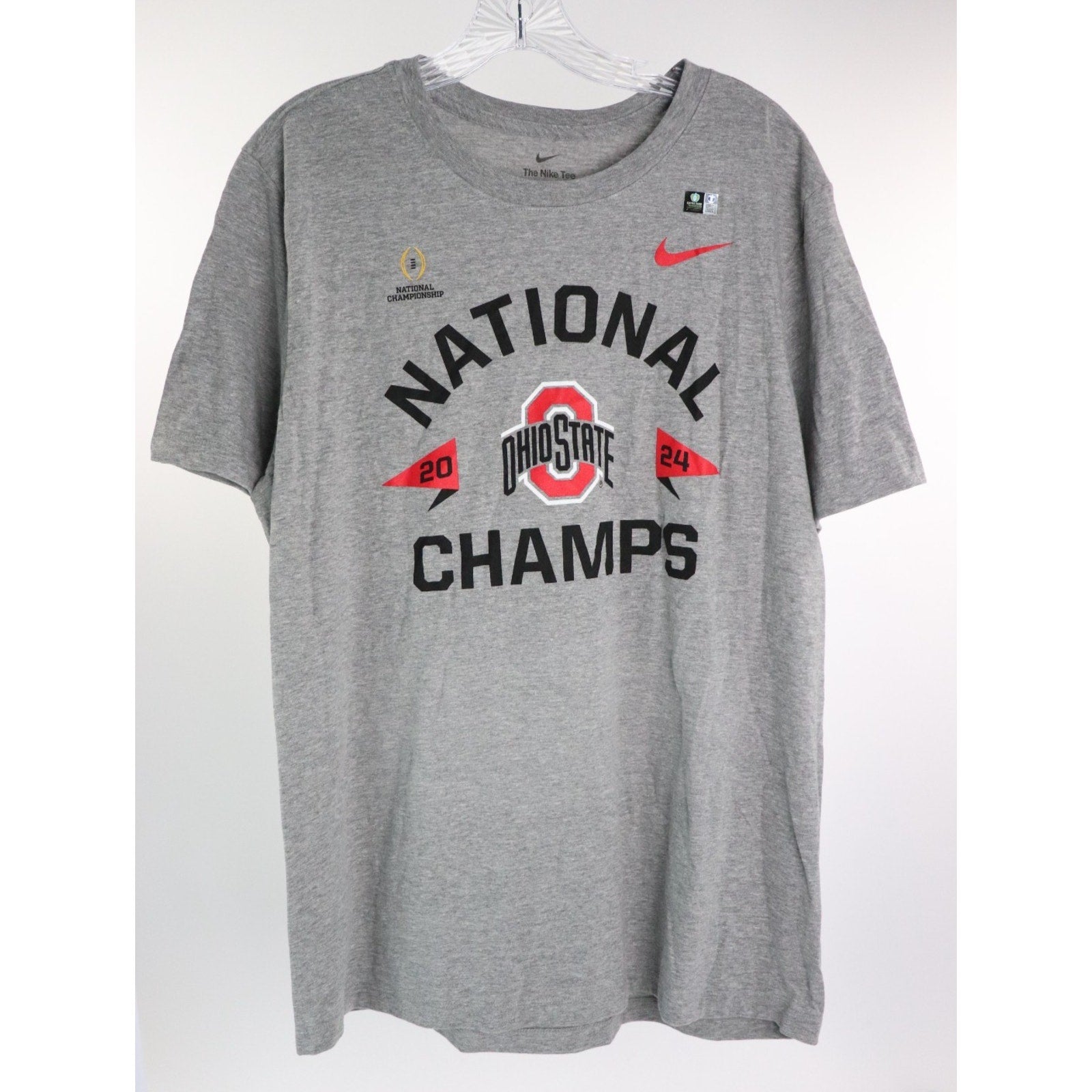 Nike Ohio State Buckeyes T-Shirt 2024 National Champions Champs Men's M NEW