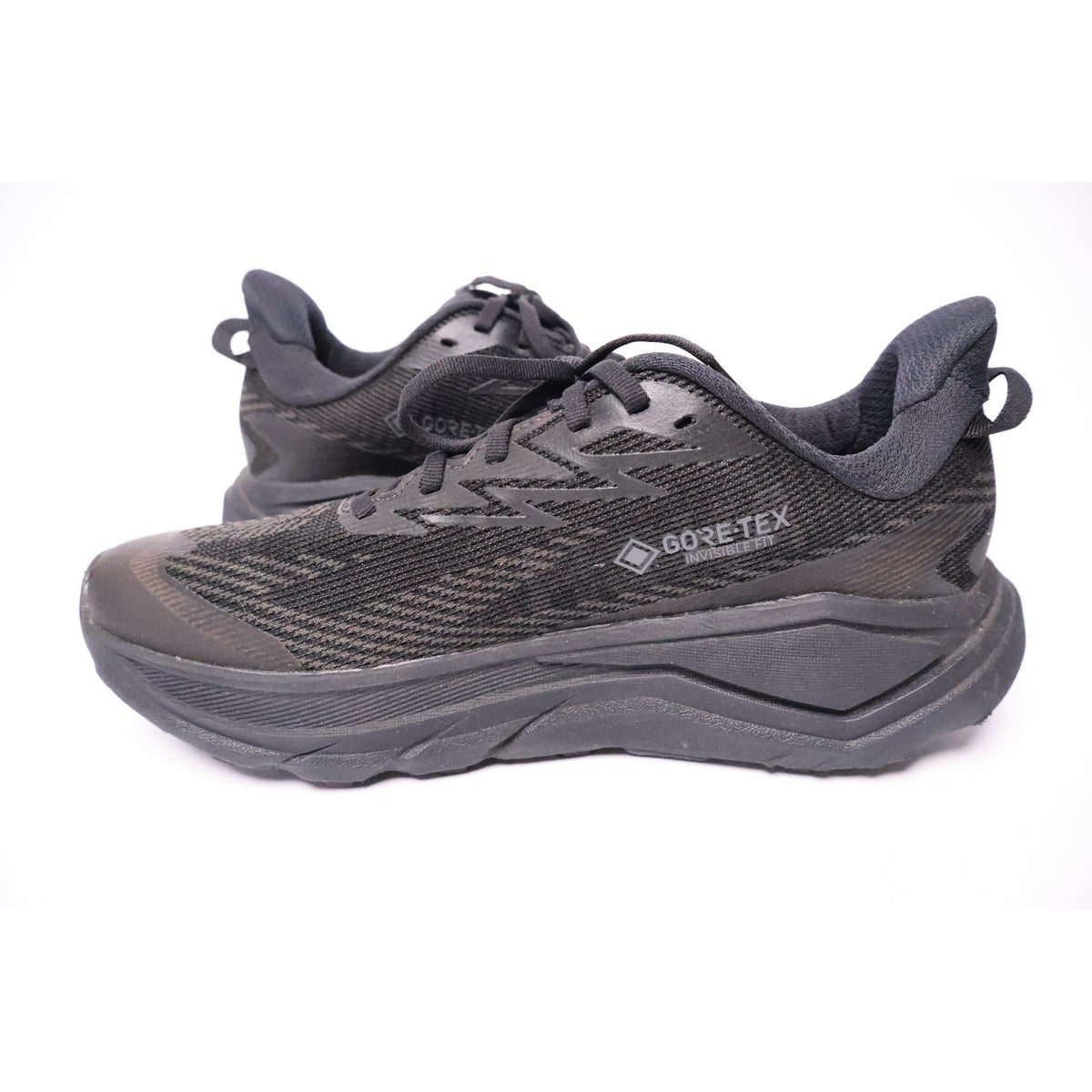 HOKA Challenger 8 GTX GORE-TEX Waterproof Black Carbon Women's Sz 9.5D #202