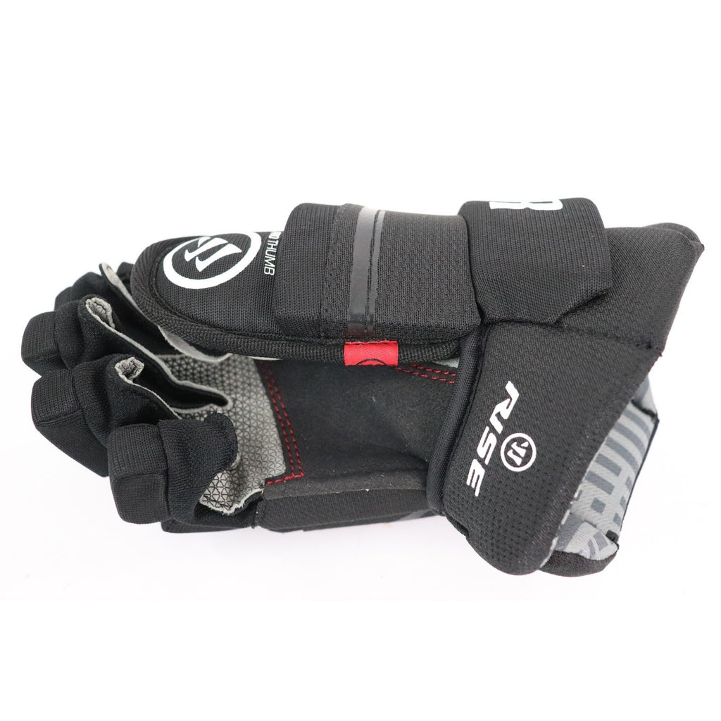 Warrior Youth Rise 9" Hockey Glove Black NEW RIGHT GLOVE ONLY