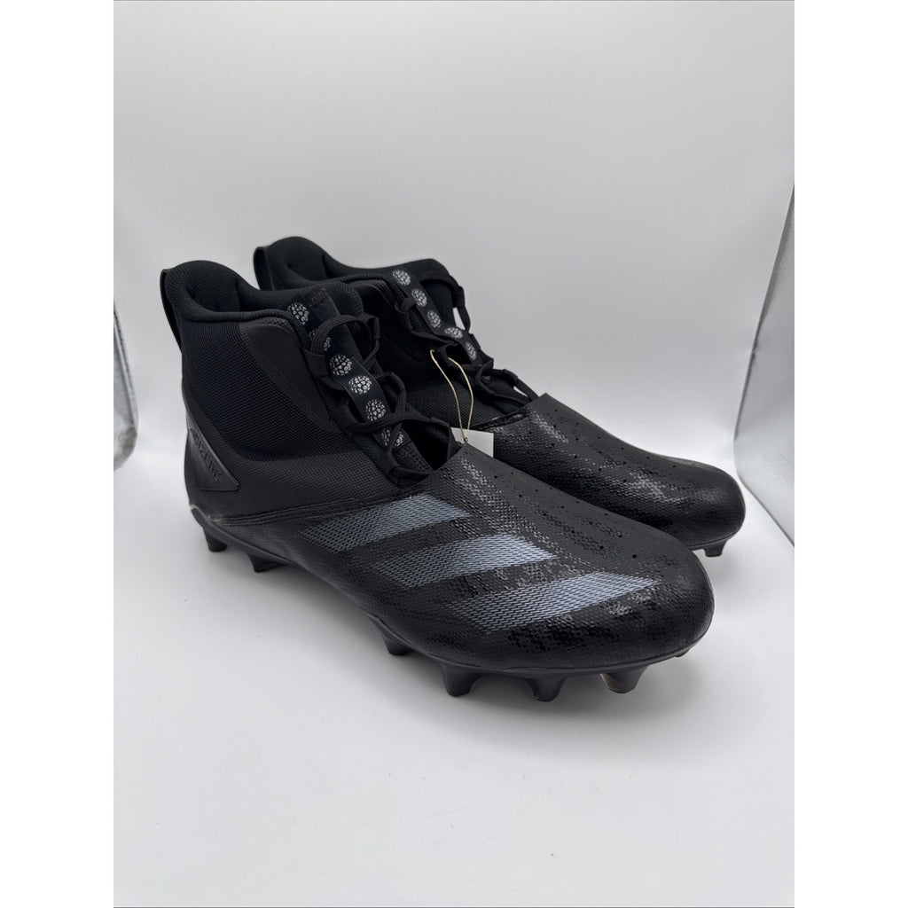 Adidas Adizero Chaos Linemen Mens Football Cleats Shoe Black Size 13 NWOB