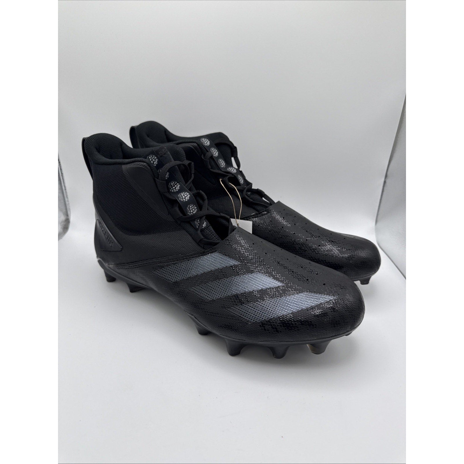 Adidas Adizero Chaos Linemen Mens Football Cleats Shoe Black Size 13 NWOB
