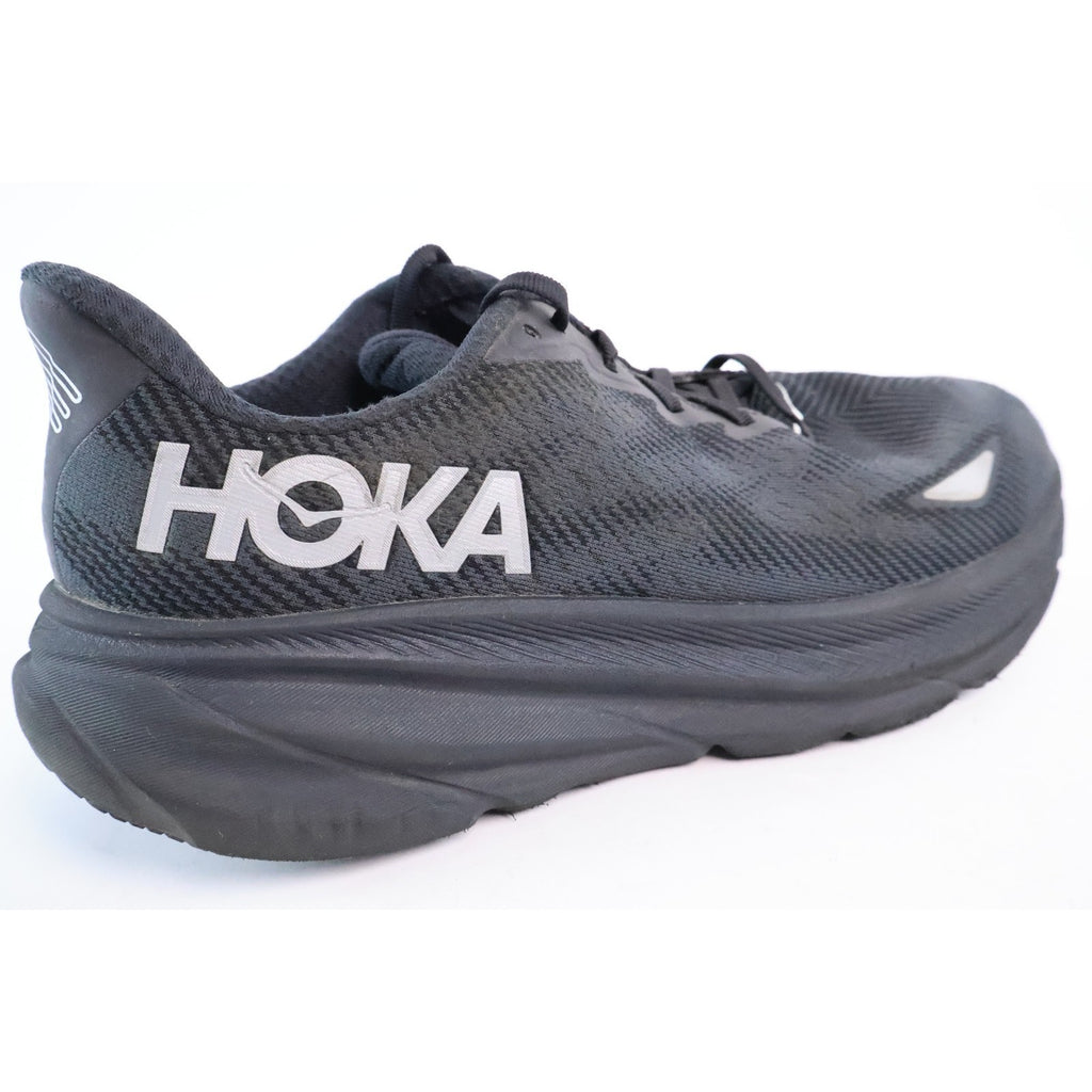 Hoka One One Clifton 9 GTX Black Gore-Tex Running Shoes Men’s Size 10.5 D #118