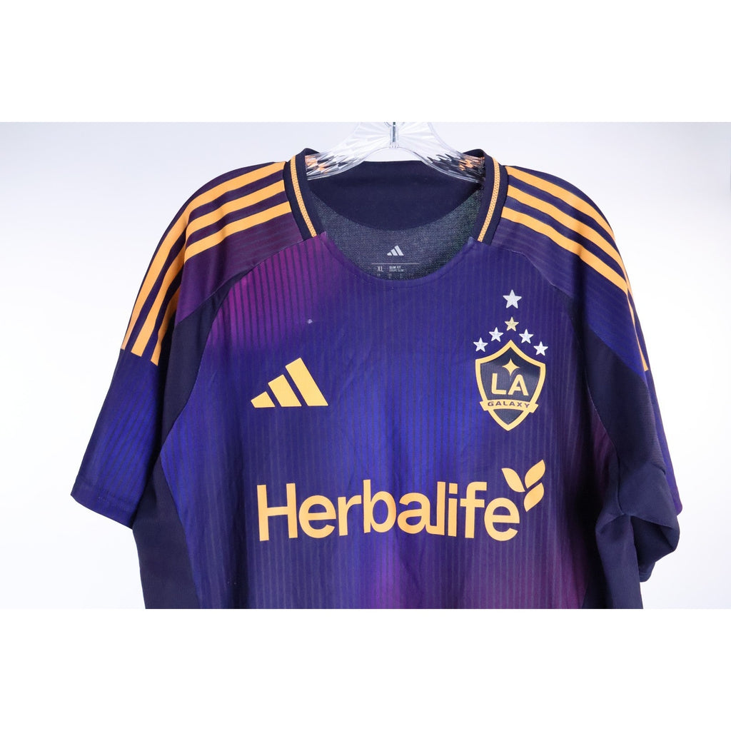 Adidas LA Galaxy Soccer Jersey Men's XL Purple 25/26 Authentic Away Read MLS5