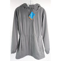 Columbia Rose Winds Softshell Hooded Jacket Women's M Gray Full-Zip Closure NWT
