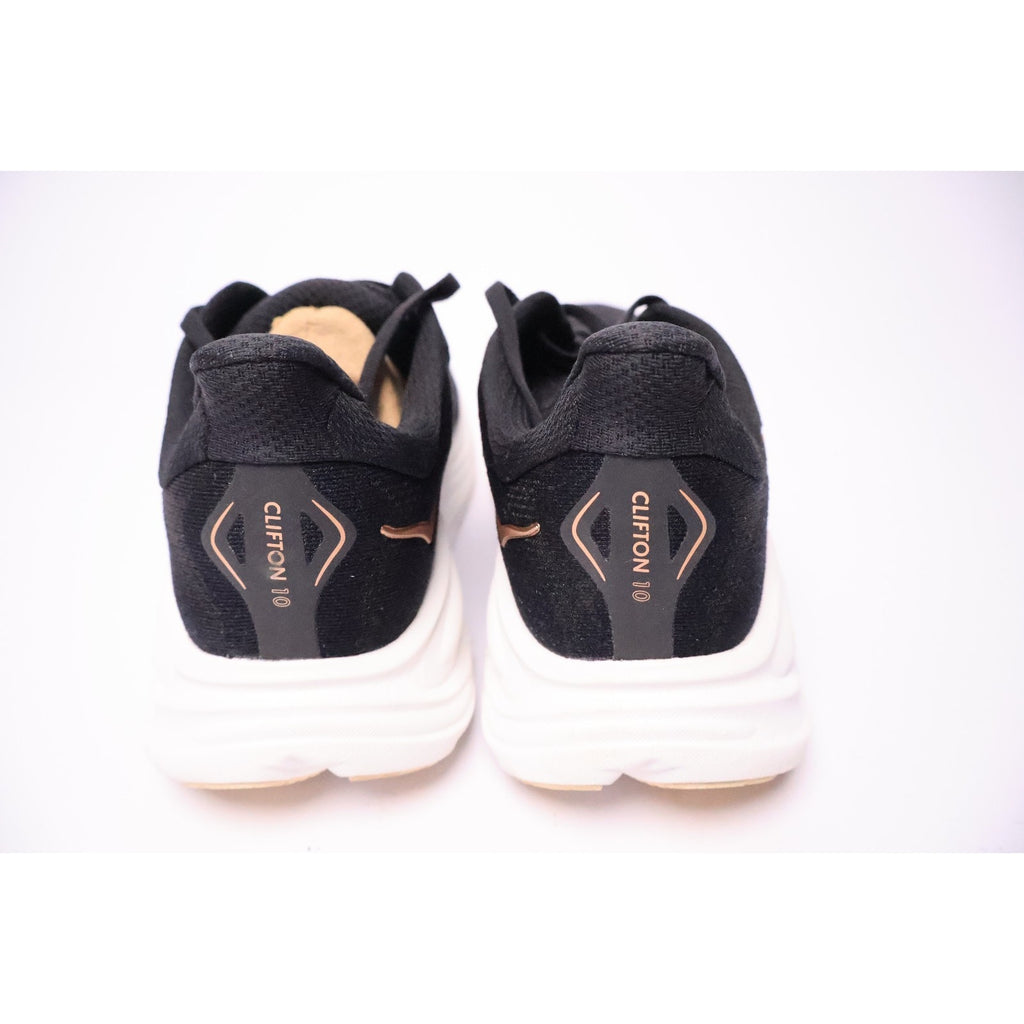 Hoka One One Clifton 10 Black Rose Gold Women's 6.5B 1162031 BRGL Excellent #195
