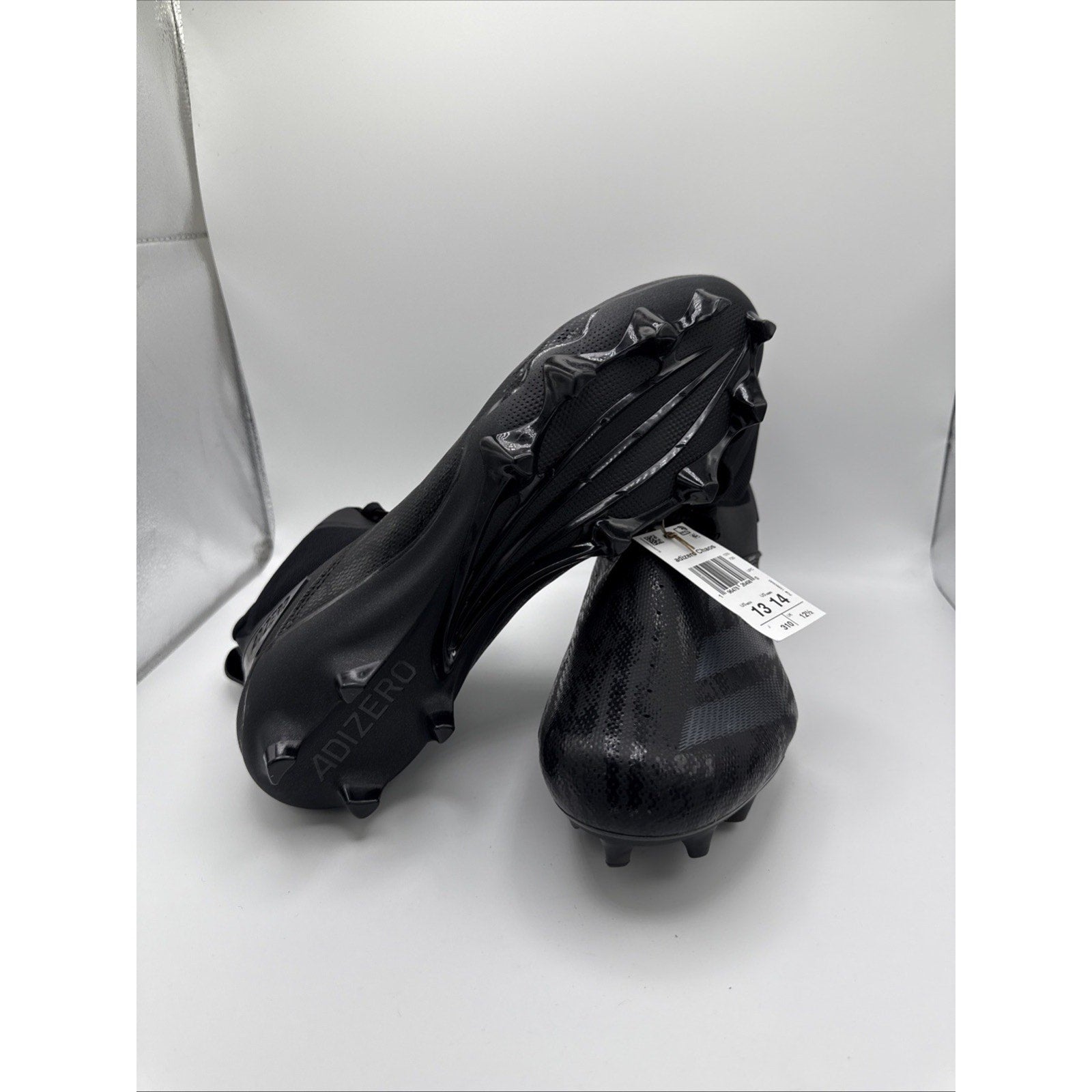 Adidas Adizero Chaos Linemen Mens Football Cleats Shoe Black Size 13 NWOB
