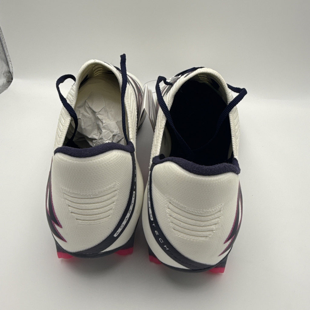 Lotto Maestro 100 IV FG Mens Soccer Cleats All White Navy Vivid Fuchsia Sz 10