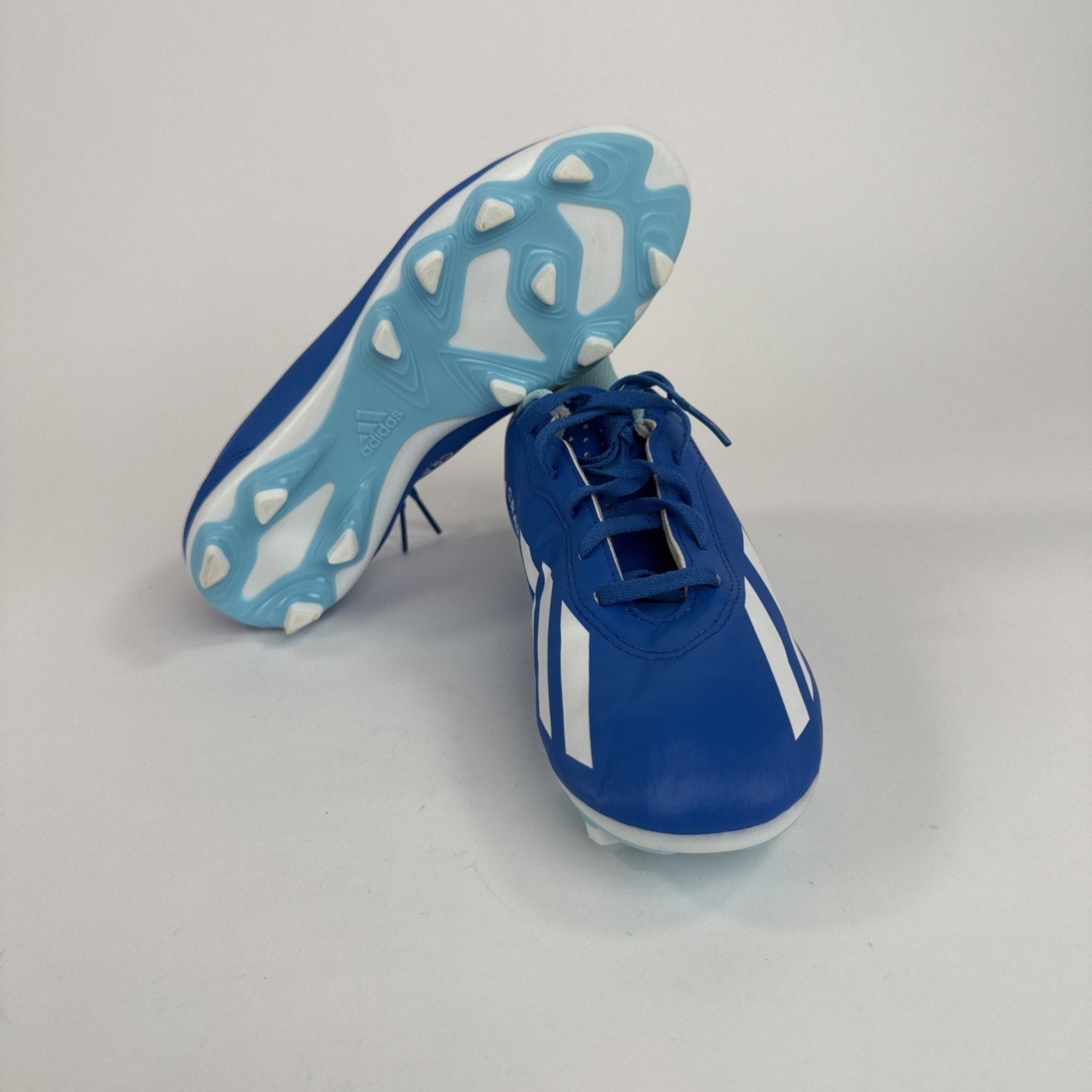 Adidas X Crazyfast .4 FG Blue Soccer Cleats US Size 6