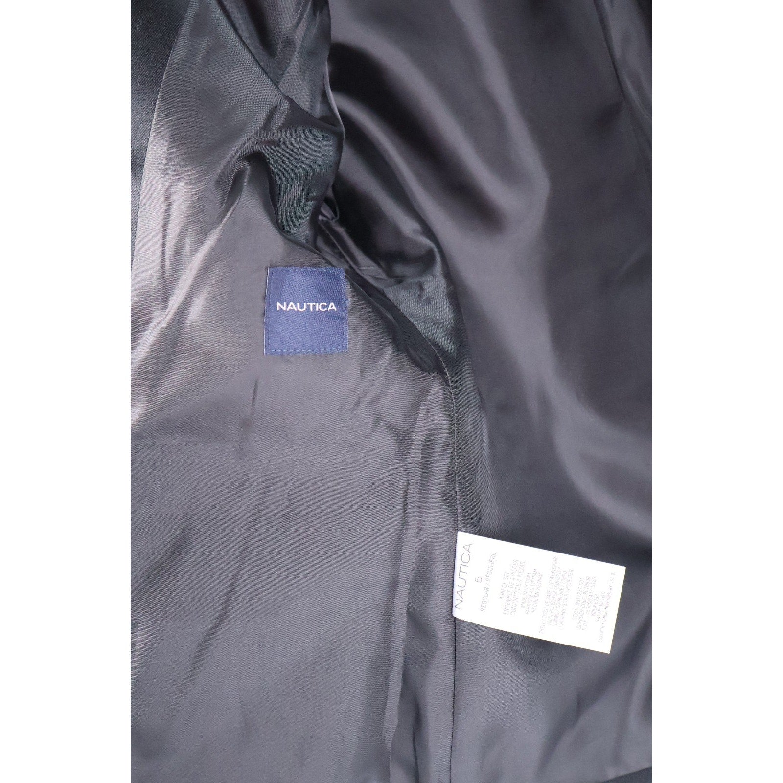 Nautica Black Tuxedo Suit For Child Kid Size 5 (Jacket Only)