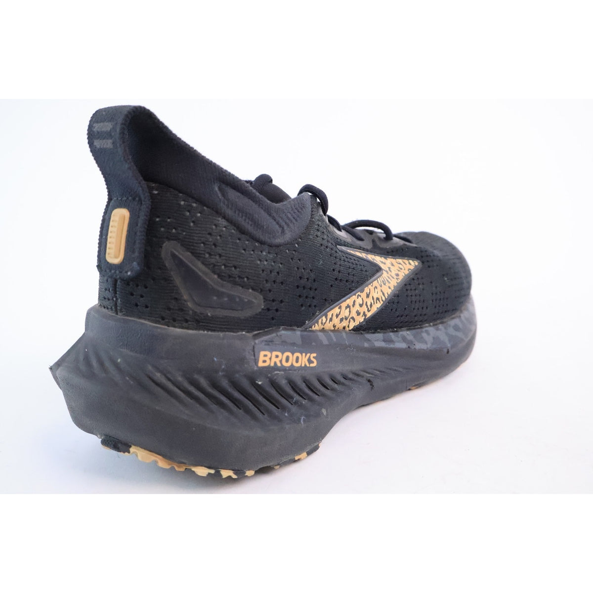 Brooks Glycerin GTS 23 Running Shoes Womens Sz7.5 Black/Asphalt/Iced Coffee #108