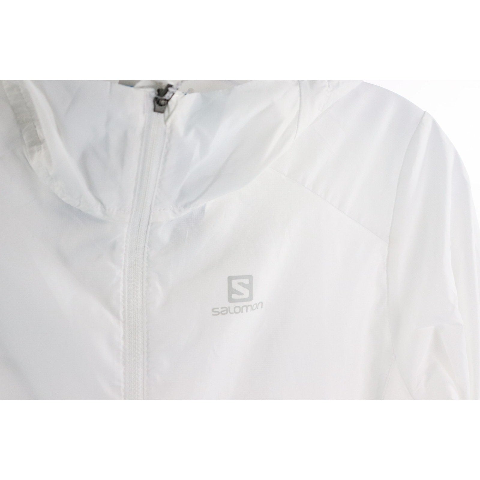 Salomon Women's Agile Wind Print Hoodie Running Jacket Size XS