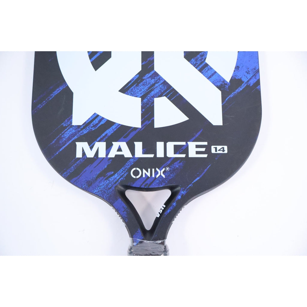 ONIX Malice 14 Pickleball Paddle Open Throat Blue Composite New Read