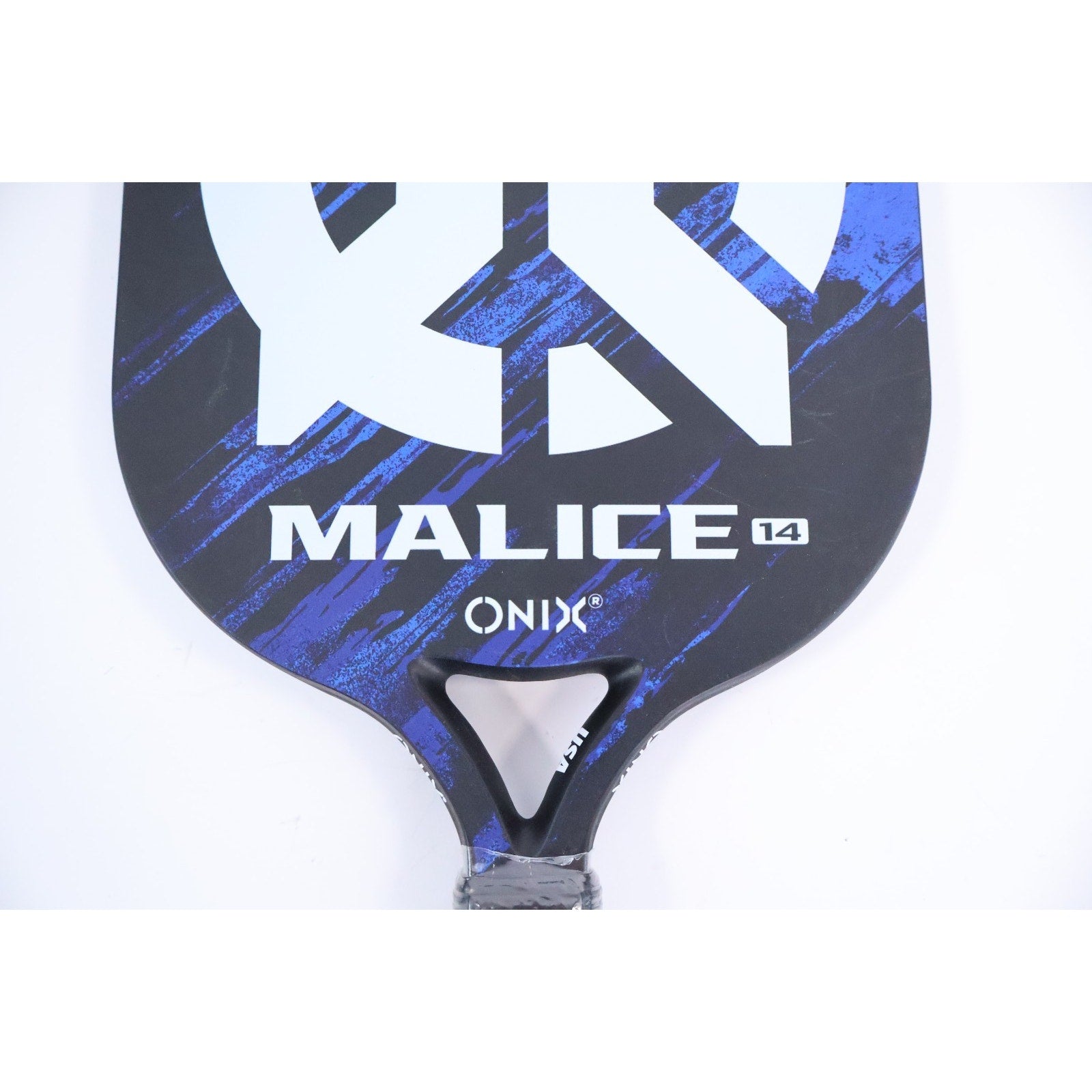 ONIX Malice 14 Pickleball Paddle Open Throat Blue Composite New Read