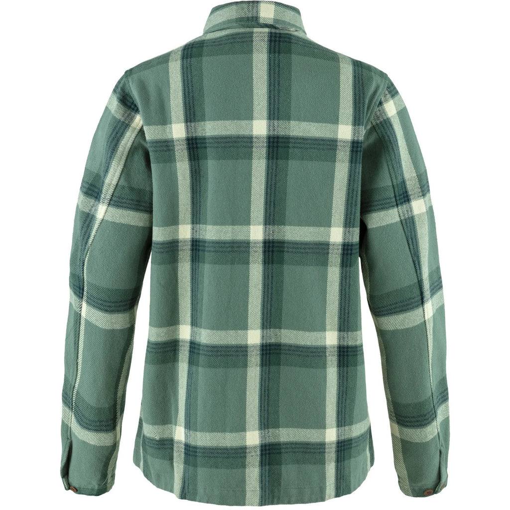 Fjallraven Singi Flannel Overshirt W Size XS Green-Deep Patina 86986 NWT