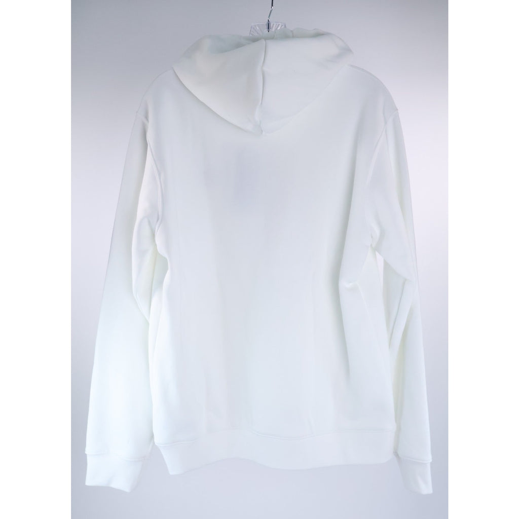 Adidas Men's Regular Size S White Essential Hoody Sweatshirt Trefoil IM4526 NWT