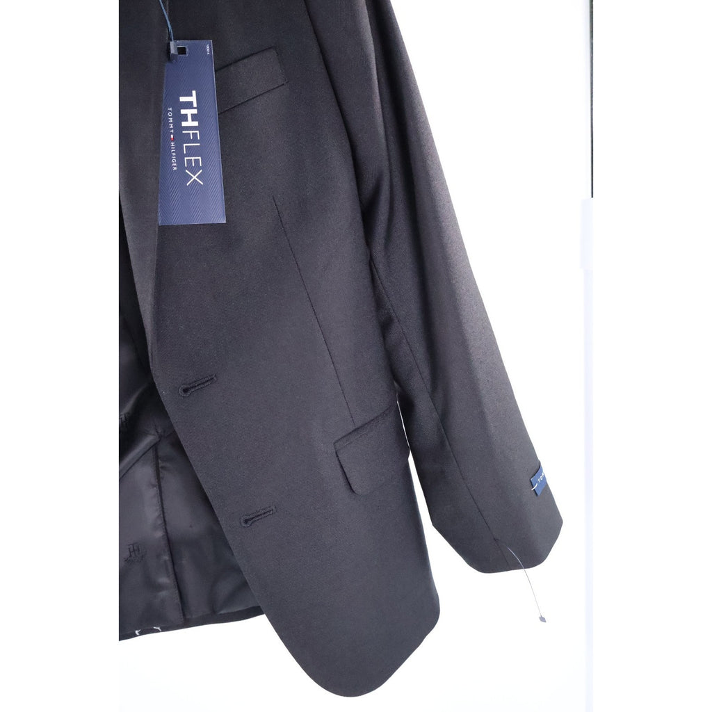 Tommy Hilfiger Boy's Black Modern-Fit Stretch Suit 2 Piece Jacket Pant Sz 10 NWT