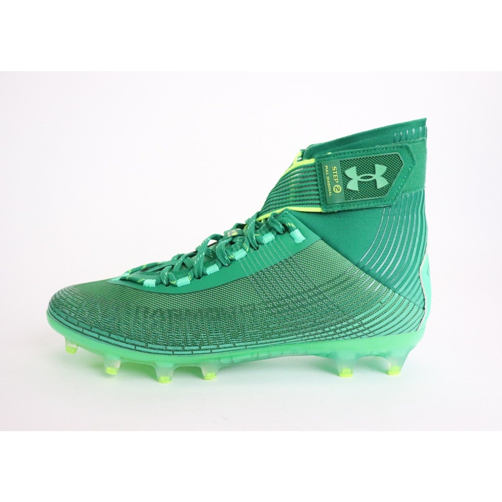 Under Armour Highlight MC Classic Green Football Cleat 3023716-301 Men's Sz 11
