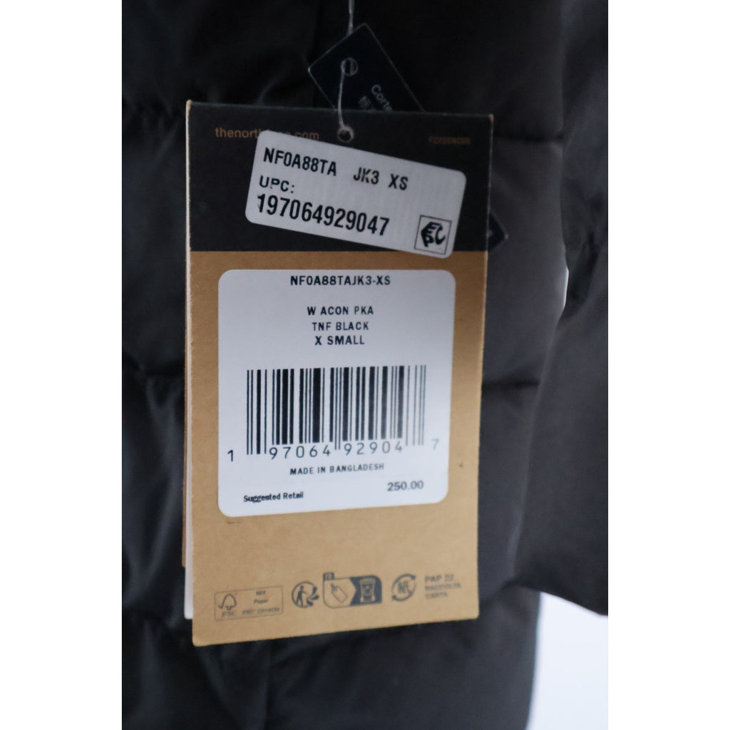 The North Face Women's Black Aconcagua Parka Puffer Coat Size XS NWT Read INV#1
