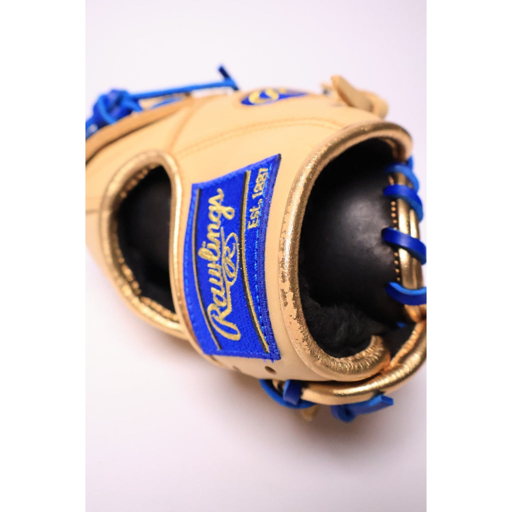 Rawlings 12.75" GG Elite Series Glove-RHT Blonde/Blue Adult #G3