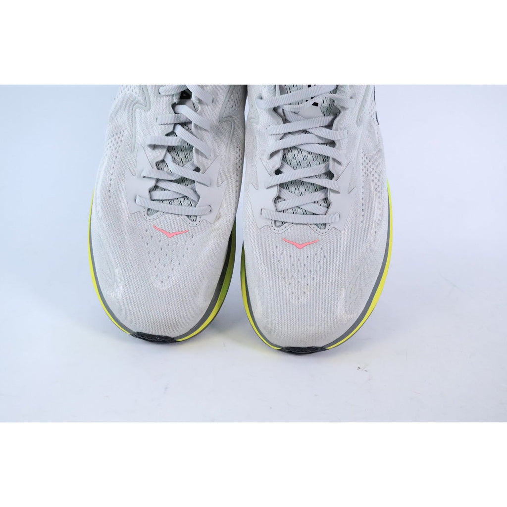 Hoka Clifton 10 Men's Size 12D White Running Shoes Sneakers 1162030 SRDST #315