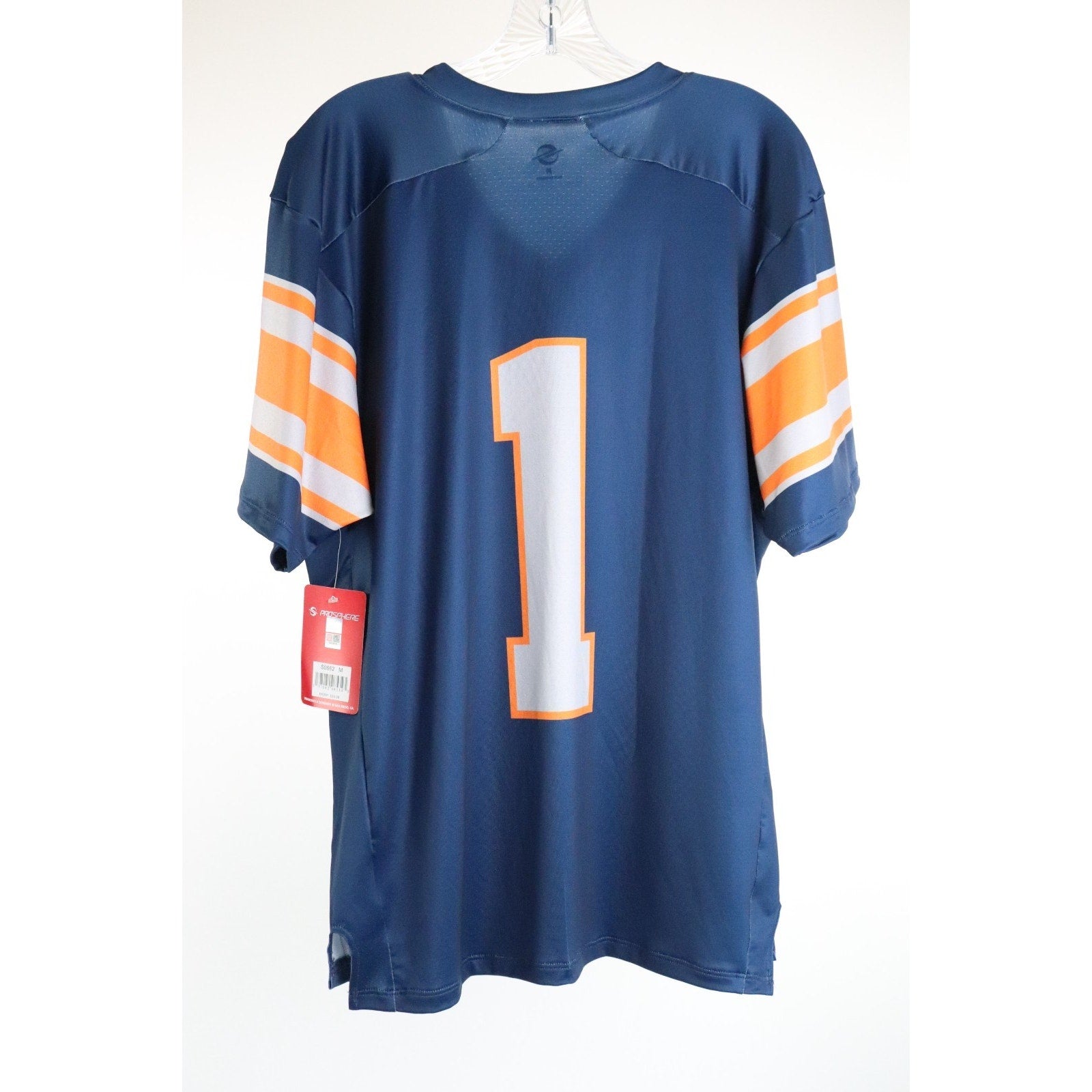 ProSphere Men's UTEP Miners #1 Navy Full Sublimated Football Jersey Size Large