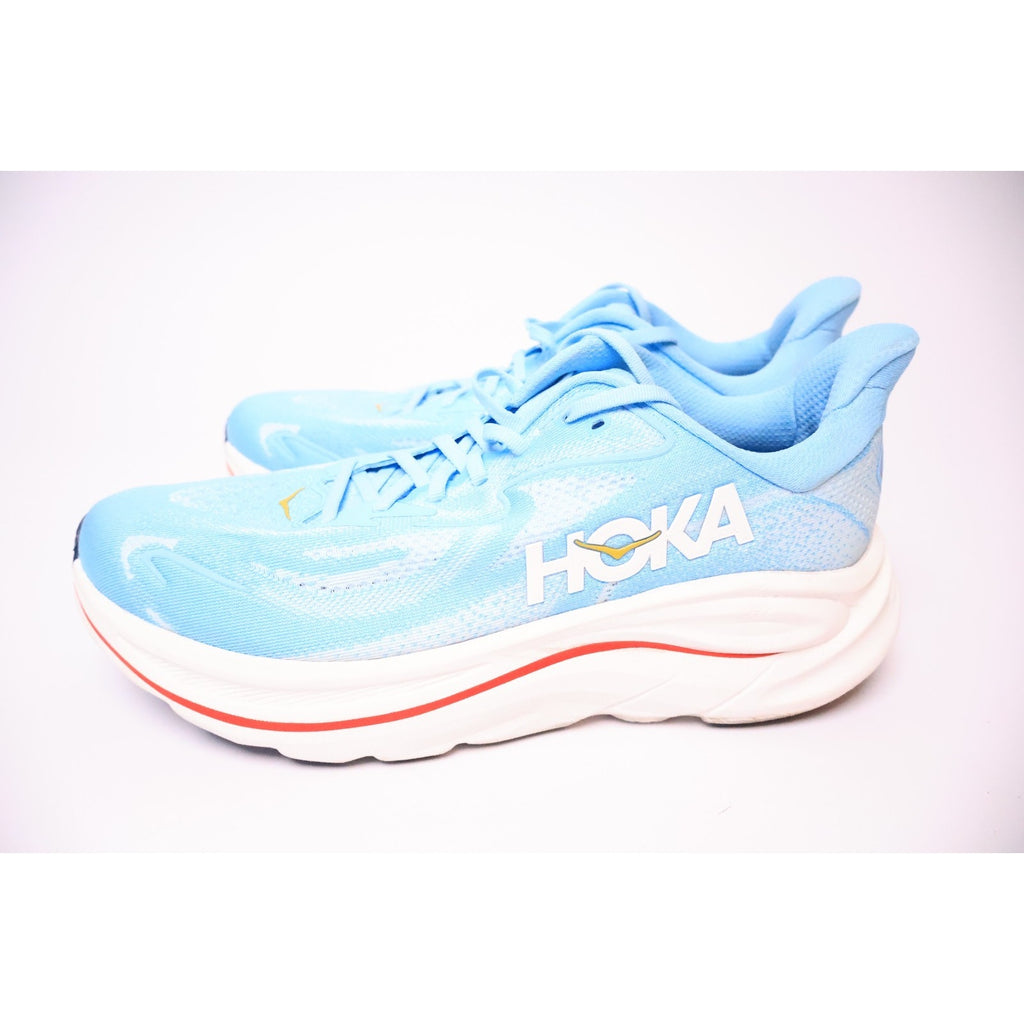 Hoka One One Clifton 10 Women Size 11B Blue Athletic Running Shoes #169