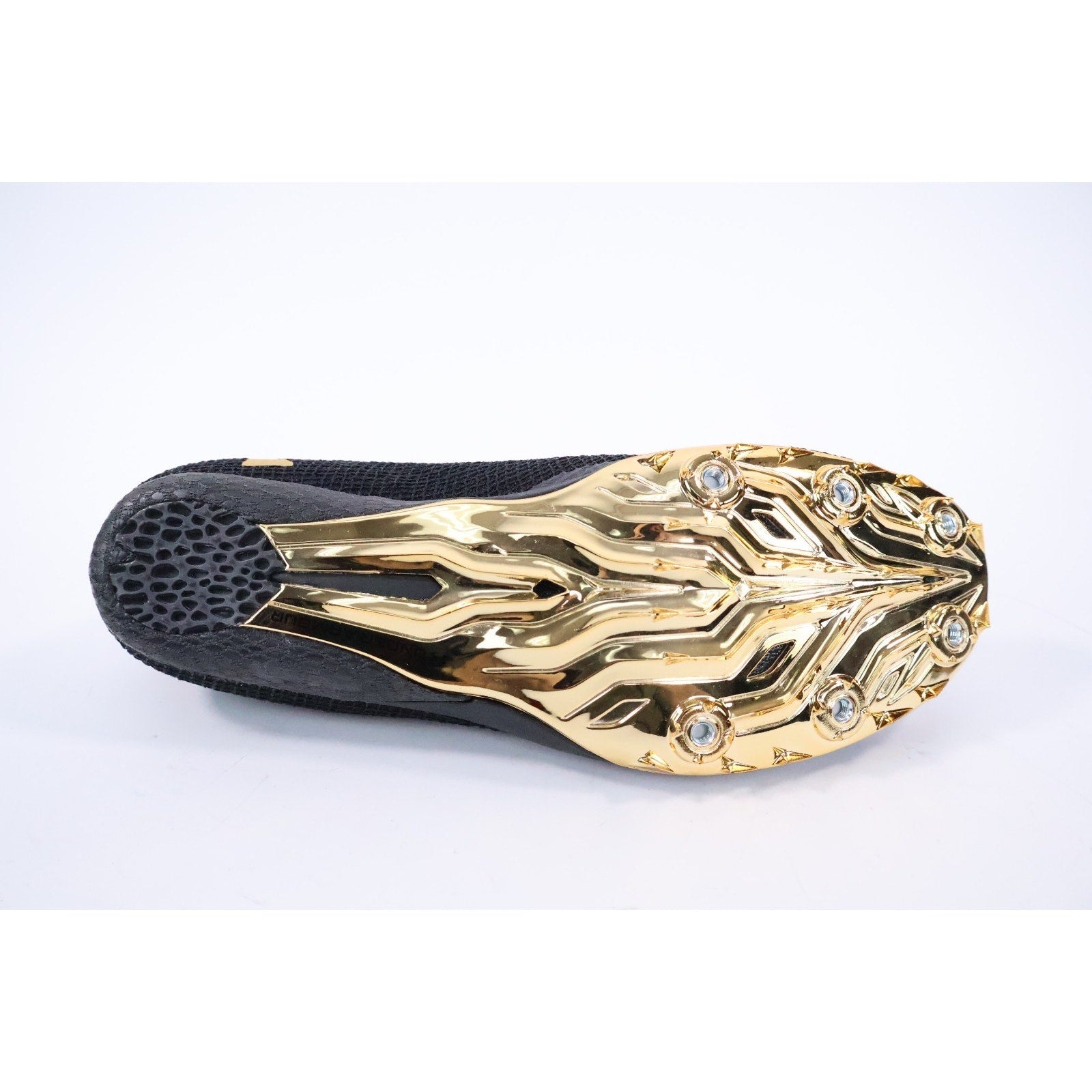 Under Armour HOVR Smokerider Black Metallic Victory Gold Men 11.5 No Spikes NEW