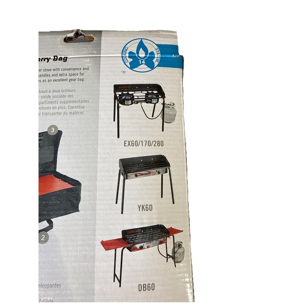 CAMP CHEF Two 2 Burner Carry Bag for 14" Camping Camp Stove ~ NEW ~ Bag ONLY