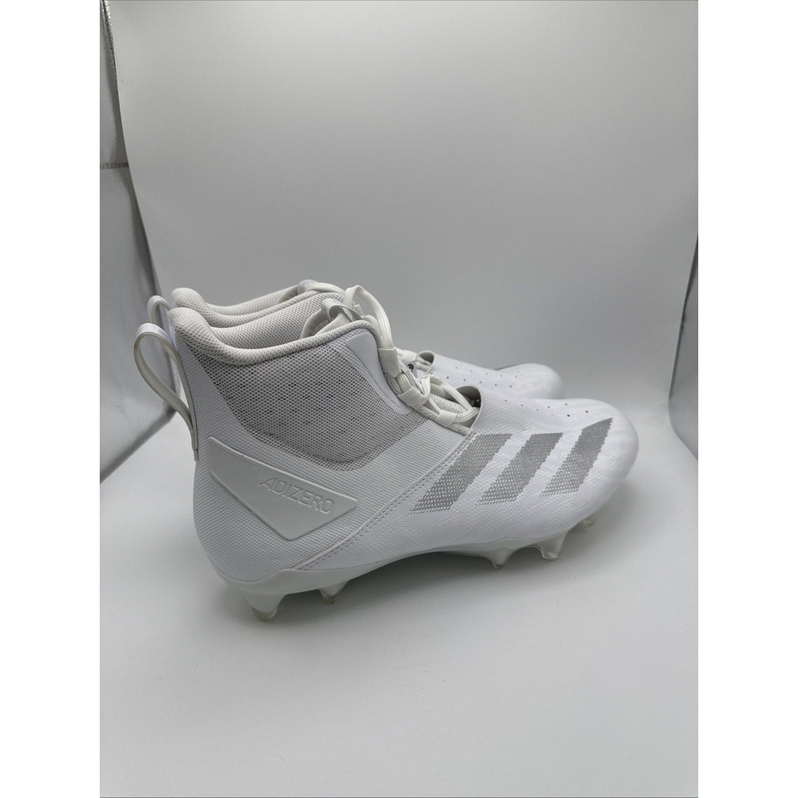 Adidas Adizero Chaos Linemen Mens Football Cleats Shoe White Size 10.5 NWOB