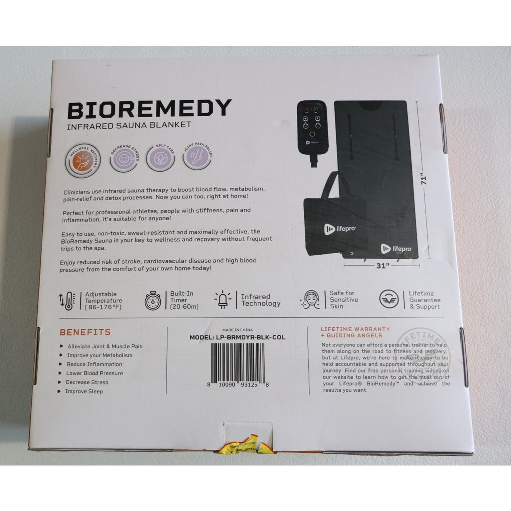 LifePro Bioremedy Infrared Sauna Blanket / New Remote Version / New Open Box 4