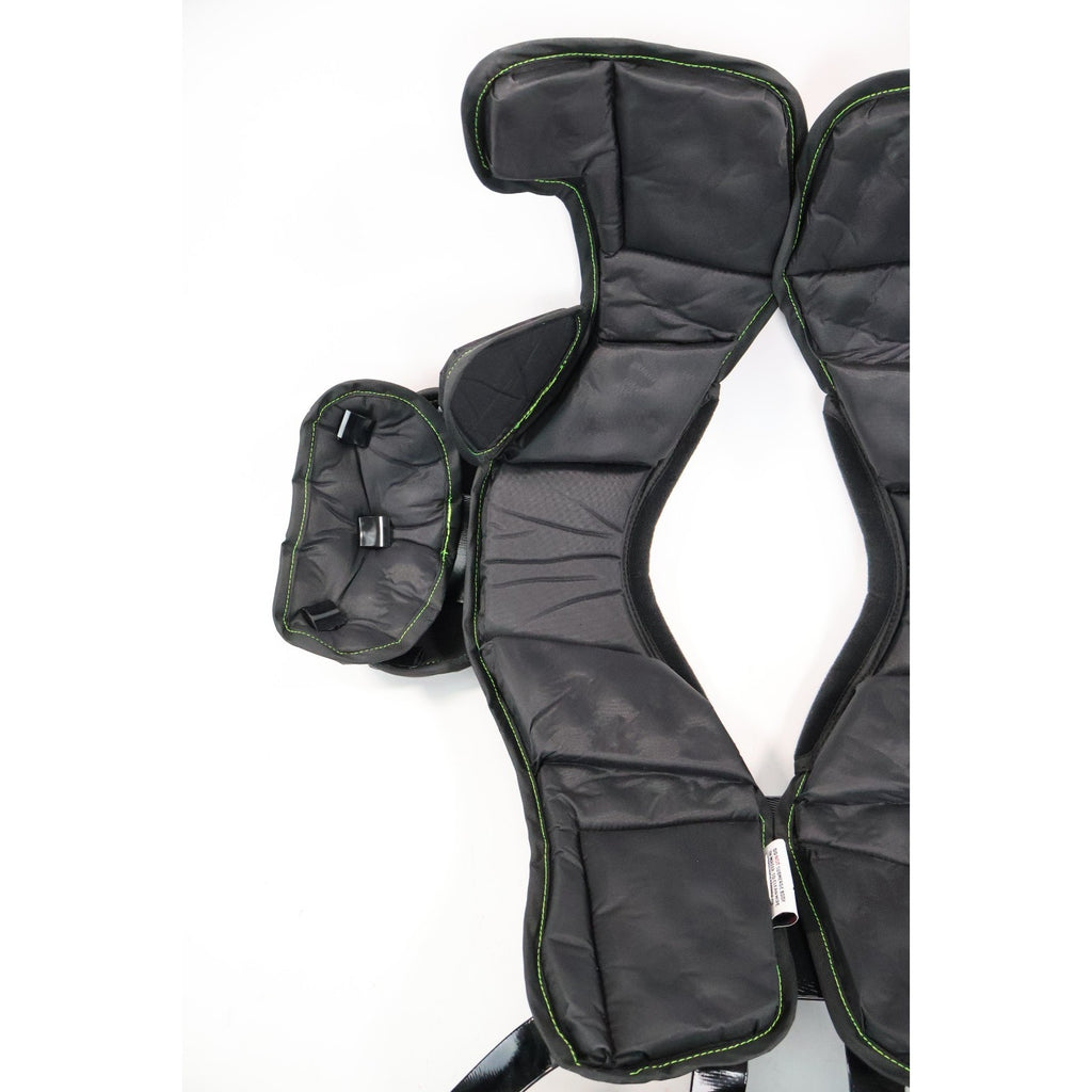 Riddell Power Amp Football Shoulder Pads w/ Backplate Adult Large / Read