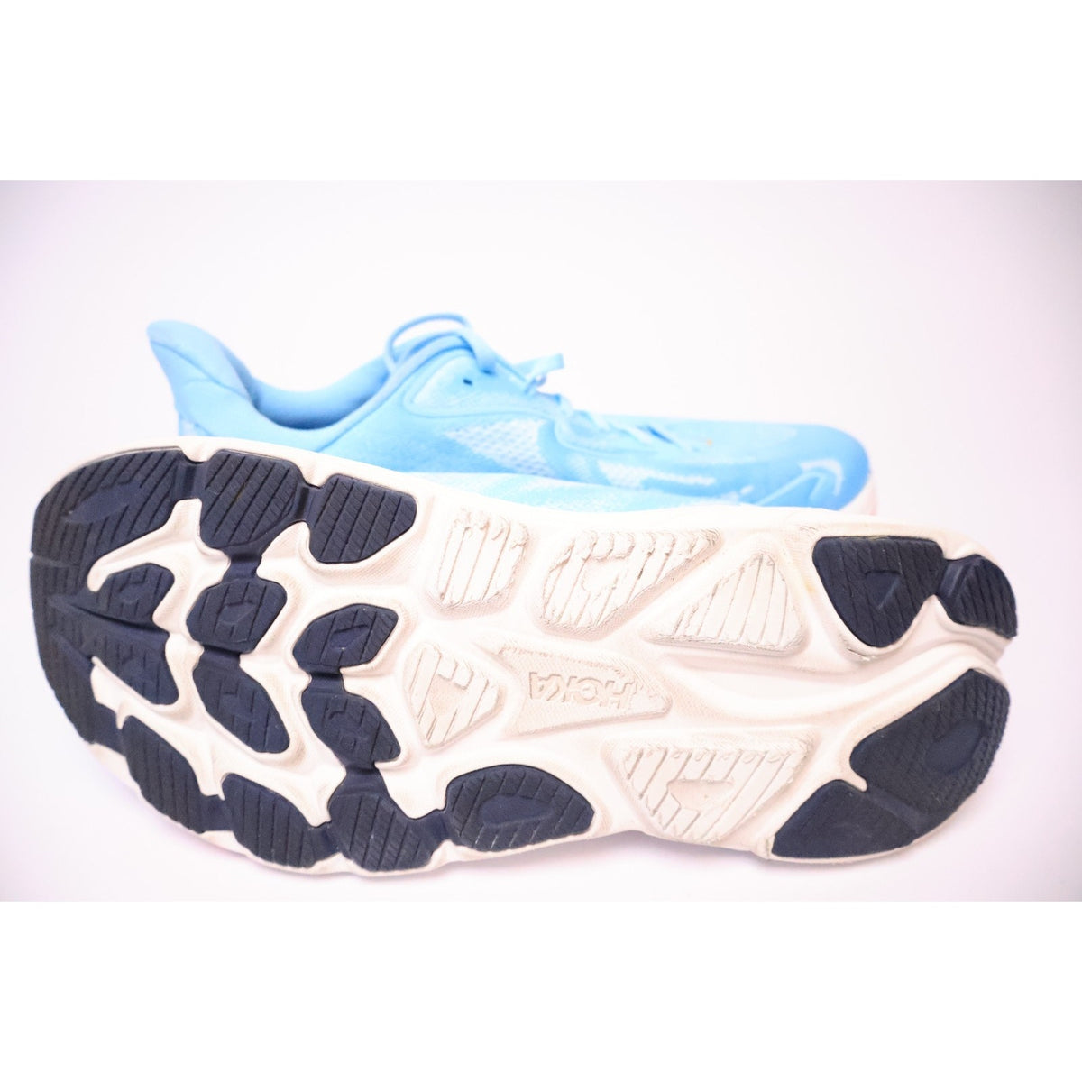 Hoka One One Clifton 10 Women Size 11B Blue Athletic Running Shoes #169