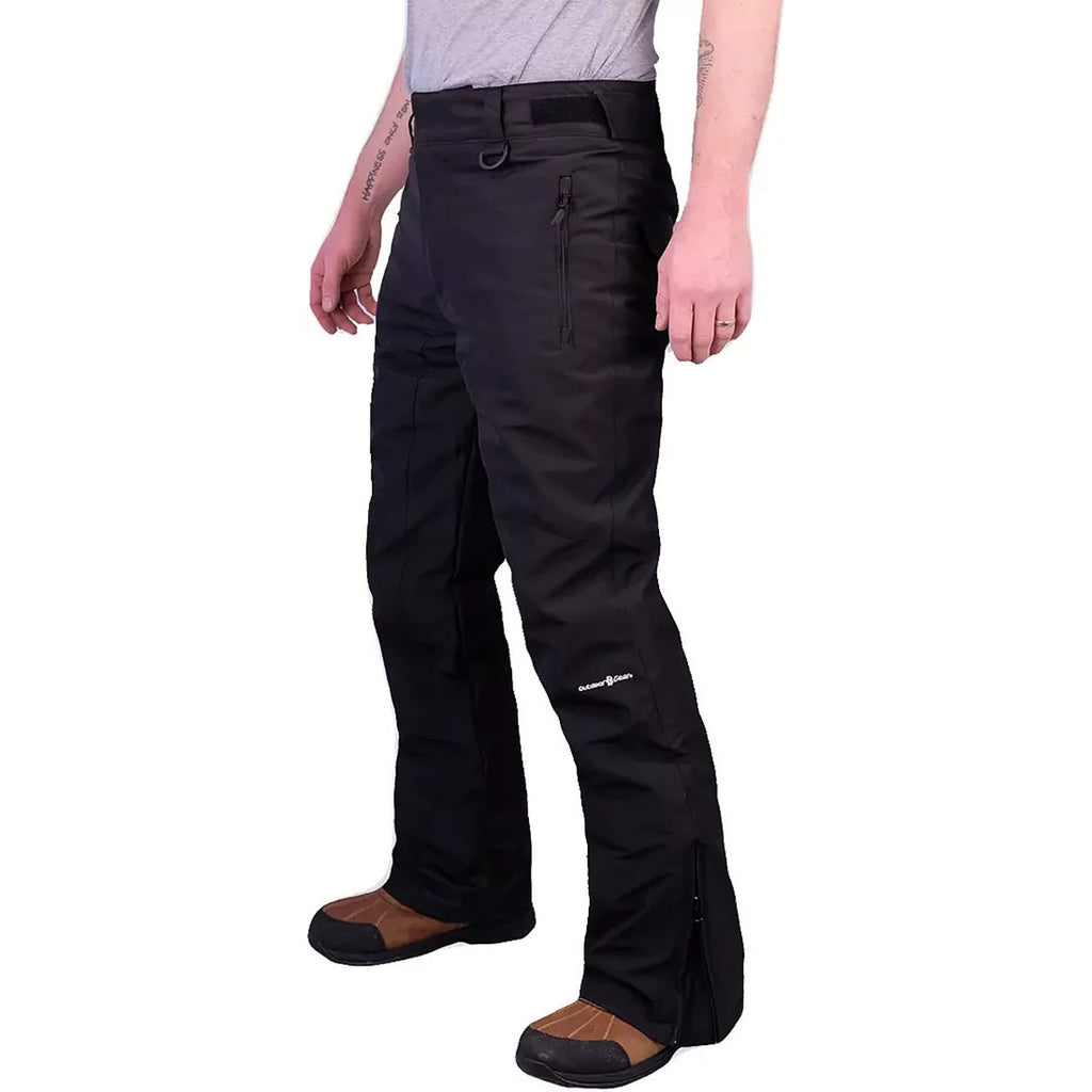 Outdoor Gear Men's Polar Snow Pants Black Insulated Waterproof Ski 4XL NWT
